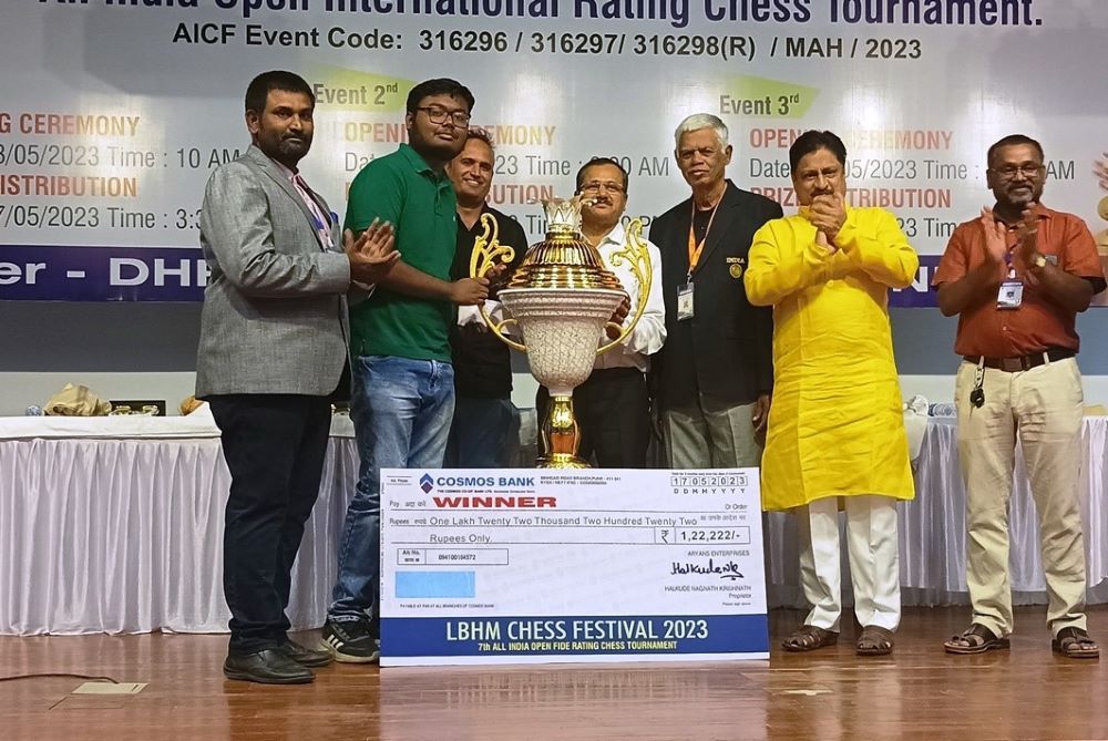 All India FIDE Rating Chess: Shanmukha Pulli triumphs in a three