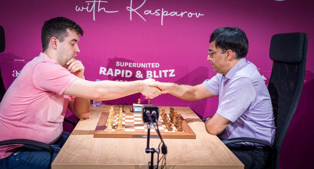 Gukesh vs Magnus Carlsen, Superunited Rapid