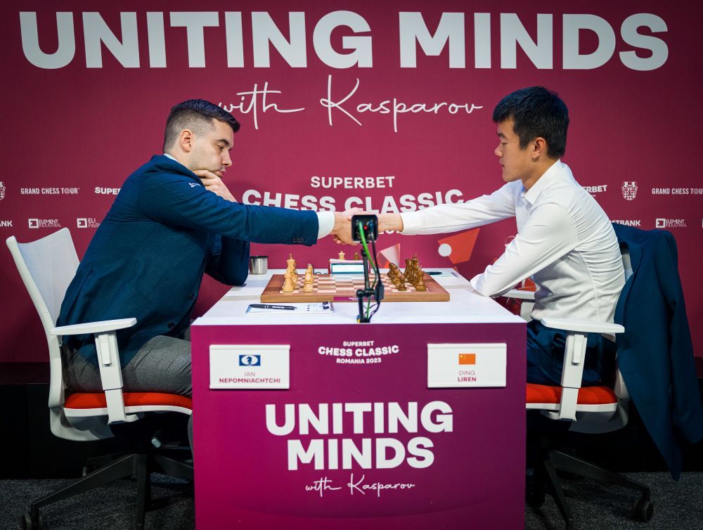 Ding freezes in chess world title battle as Nepomniachtchi regains