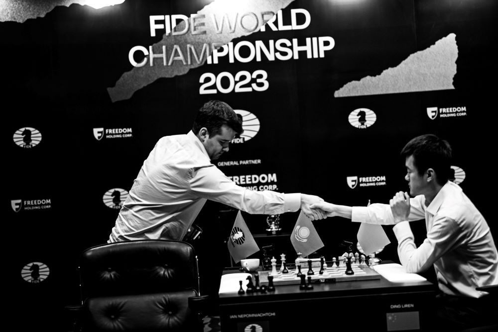 Ding hits back to draw level again at FIDE World Championship Match