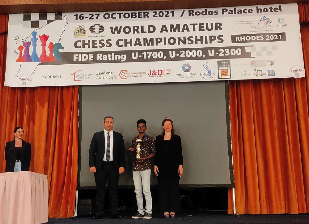 Puducherry's Peter Anand Wins World Amateur Chess Championship