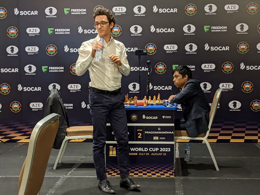 FIDE World Cup: Praggu holds Caruana in semifinals : The Tribune India