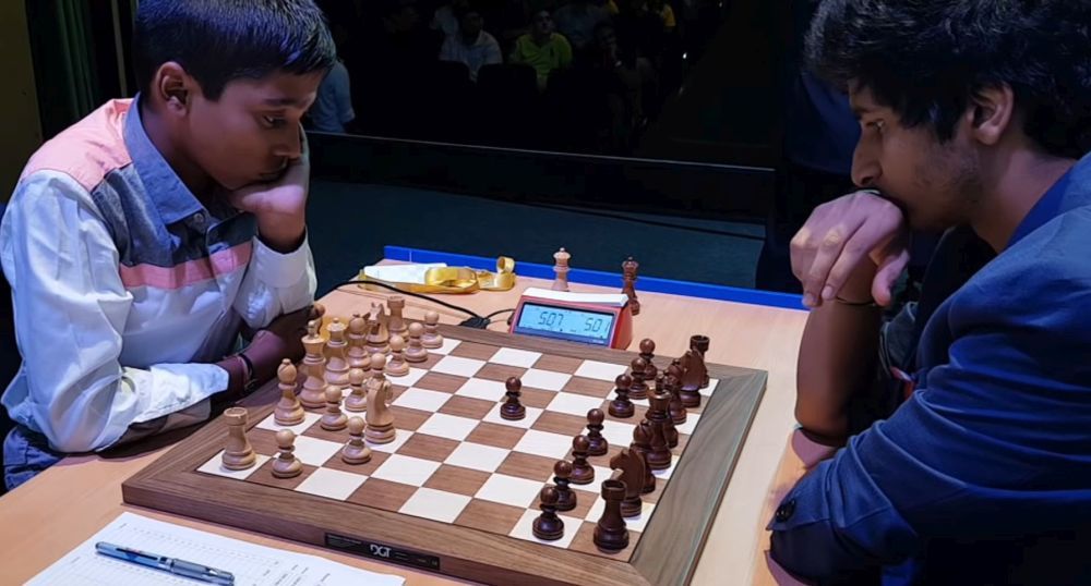 Meltwater Champions Chess Tour Chessable Masters Quarterfinals:  Praggnanandhaa eliminates Wei Yi, advances to the…