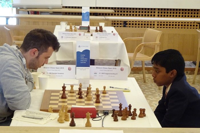 Praggnanandhaa in sole lead at Xtracon chess with 6.5/7 and a