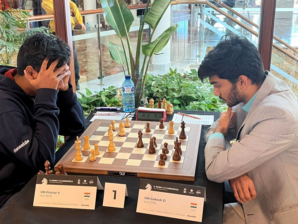 2nd Menorca Open R1-3: Dhulipalla Bala Chandra Prasad defies World no.20  Gukesh - ChessBase India