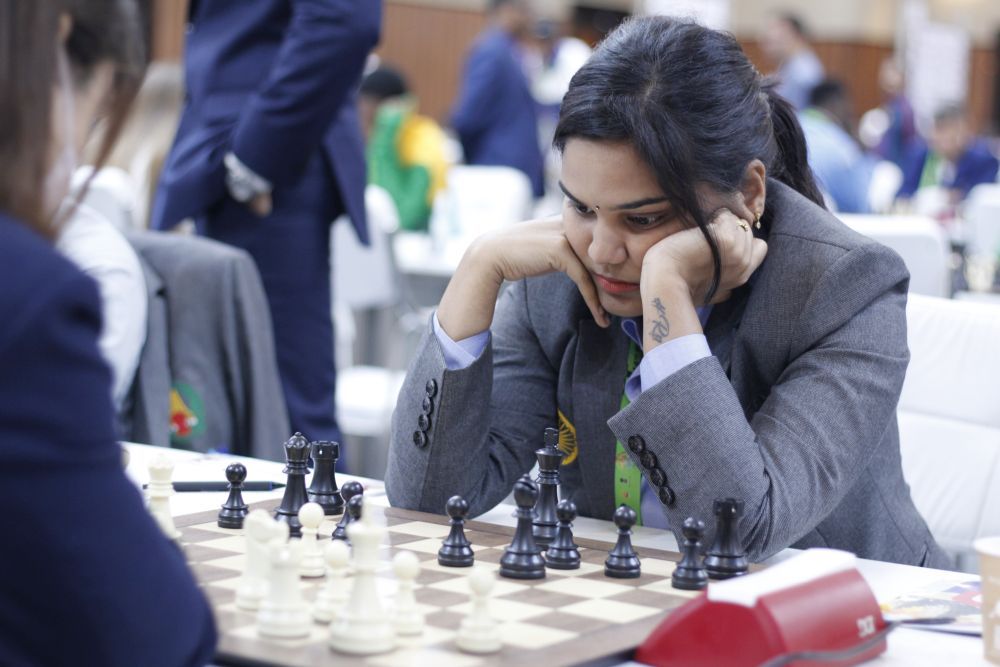 Chess Olympiad 2022: India B men's team leapfrogs A team; Koneru Hampi  concedes first draw for women - myKhel