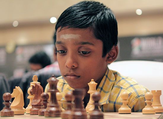 GM Rameshbabu Praggnanandhaa scored a nice win the White pieces in