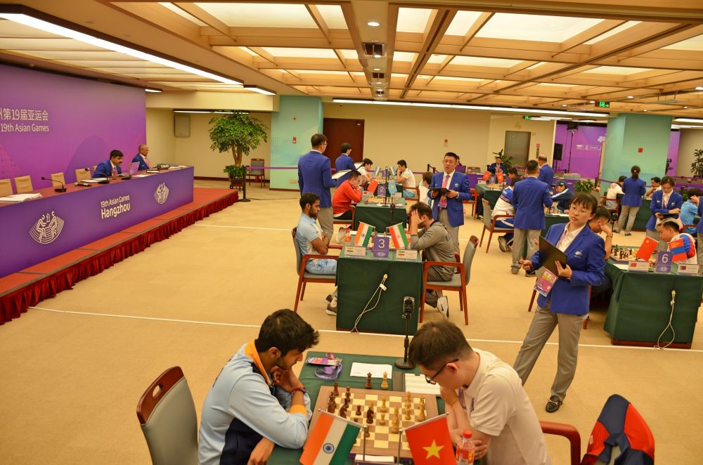 19th Asian Games 2022 Team R7: Arjun Erigaisi ensures India's victory over  Vietnam 2.5-1.5 - ChessBase India