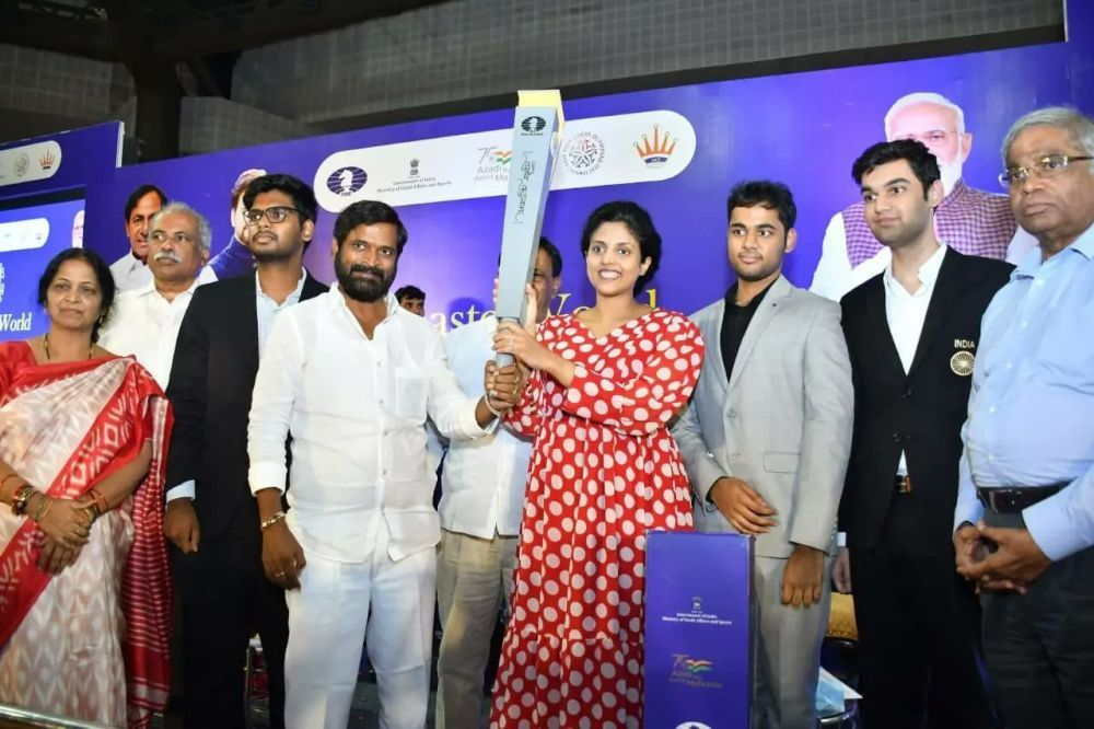 AICF celebrates Olympiad Torch Relay with International Open Rapid