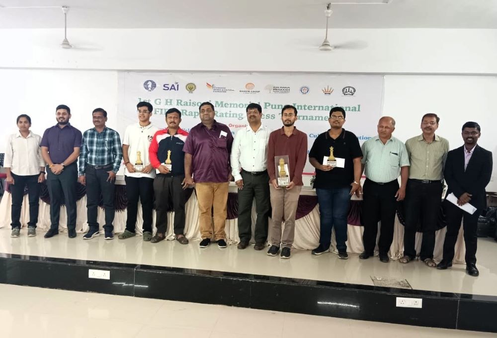 Pune: 1st G.H. Raisoni Memorial Pune International FIDE Rapid Rating Chess  Tournament gets inaugurated 