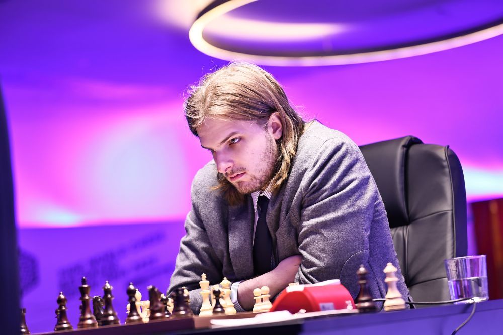 TEAM MAGNUS — Daniil Dubov after facing Vidit Gujrathi at the R5 of the  FIDE Grand Prix 2022 
