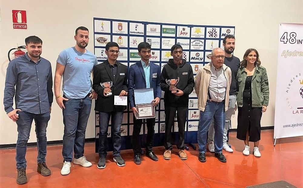 India's Gukesh wins La Roda Open; Pragg, Sadhwani among top 5