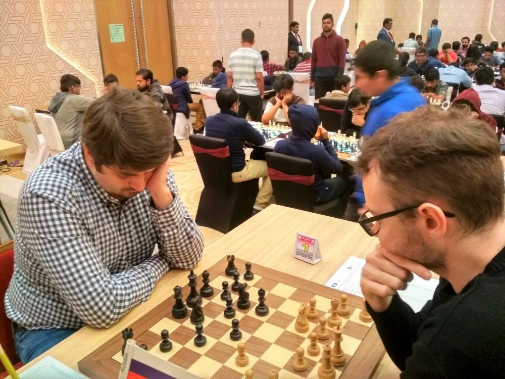 Cheparinov, Ivan (2649) -- Korobov, Anton (2667), Tournament of Peace 2023  Rd 4, 0-1 