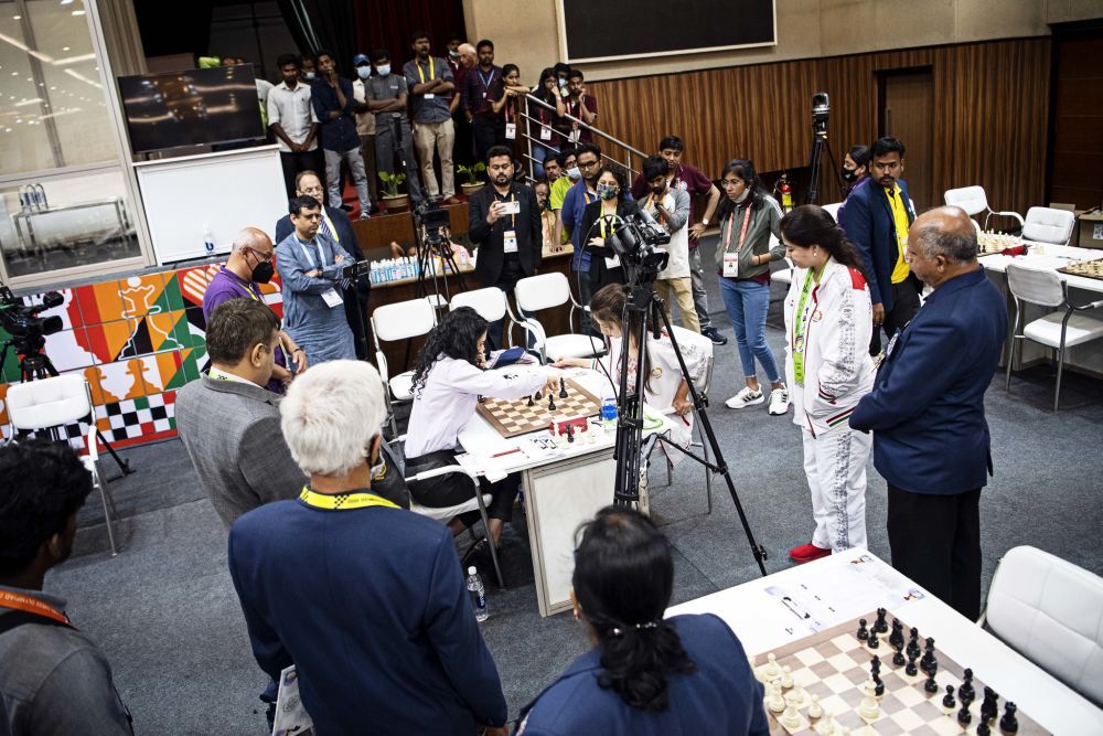 44th Chess Olympiad 2022 R1: Indian teams start with six