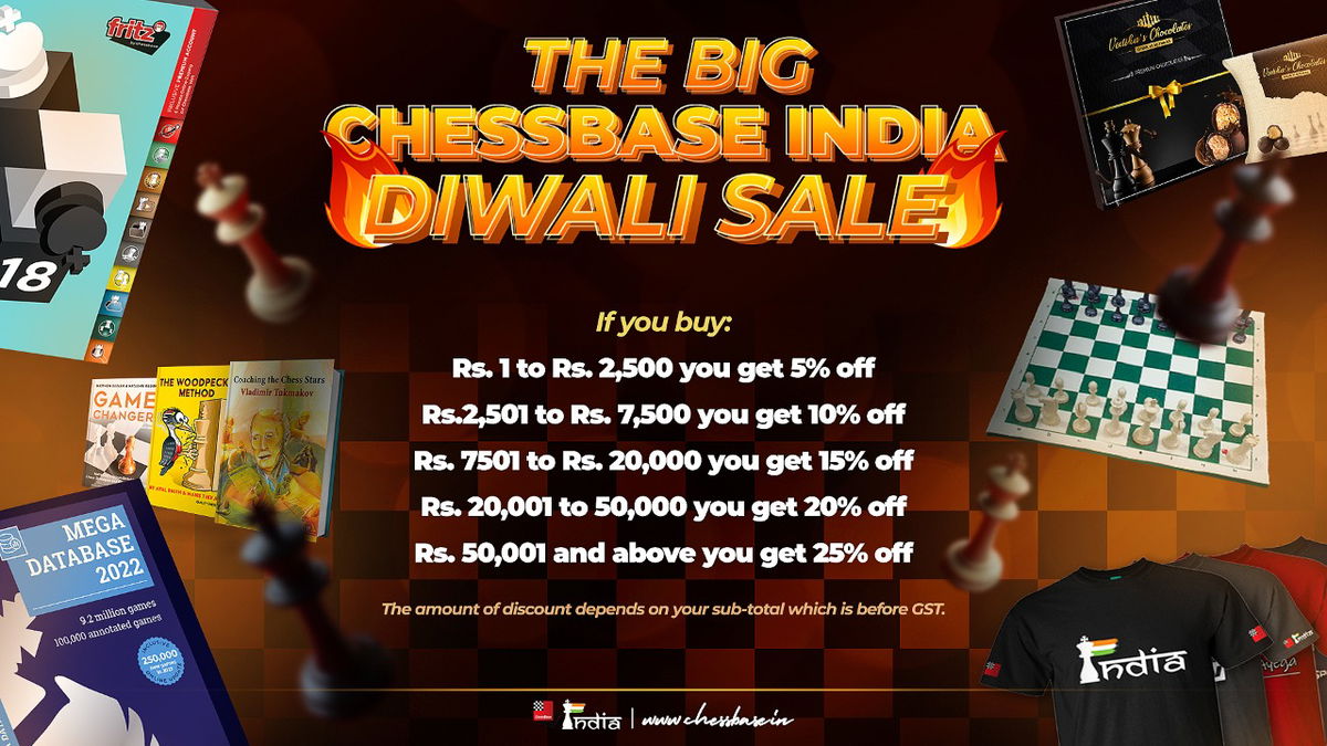 ChessBase India - The Mega Diwali Sale has come on