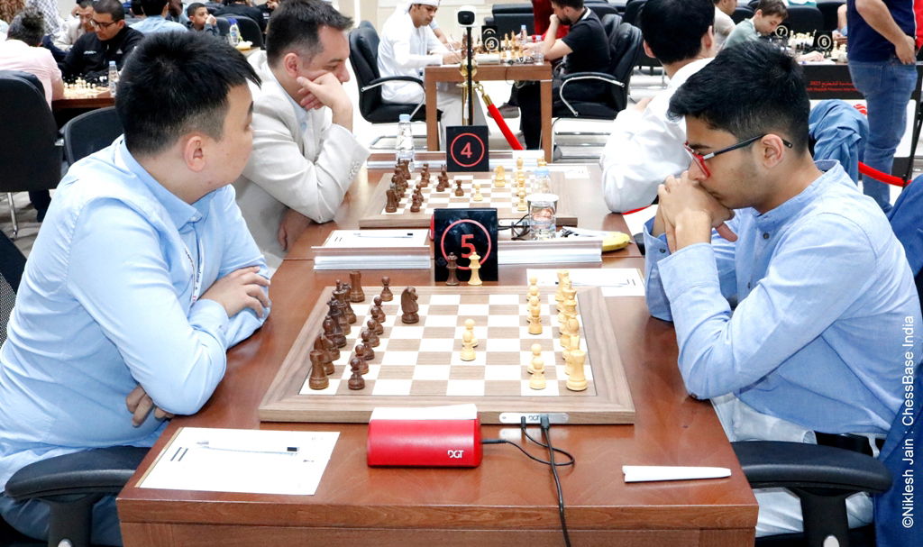 6th Sharjah Masters 2023 R1: A good start for the Indians - ChessBase India