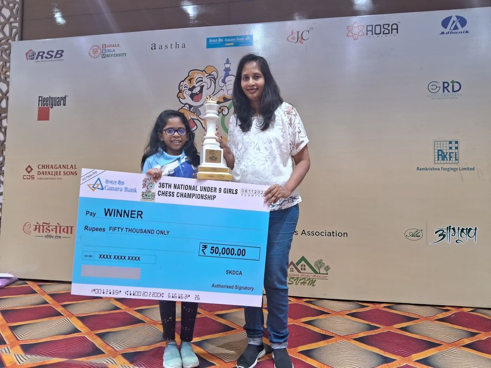 36th National Under-9 Open and Girls Round 10-11: Advik Amit Agrawal ...