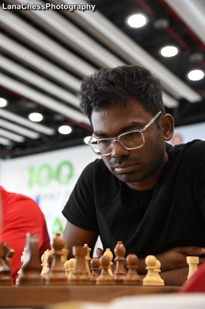 Baku Open 2023 R3 Prraneeth Vuppala beats Vahap Sanal ChessBase India