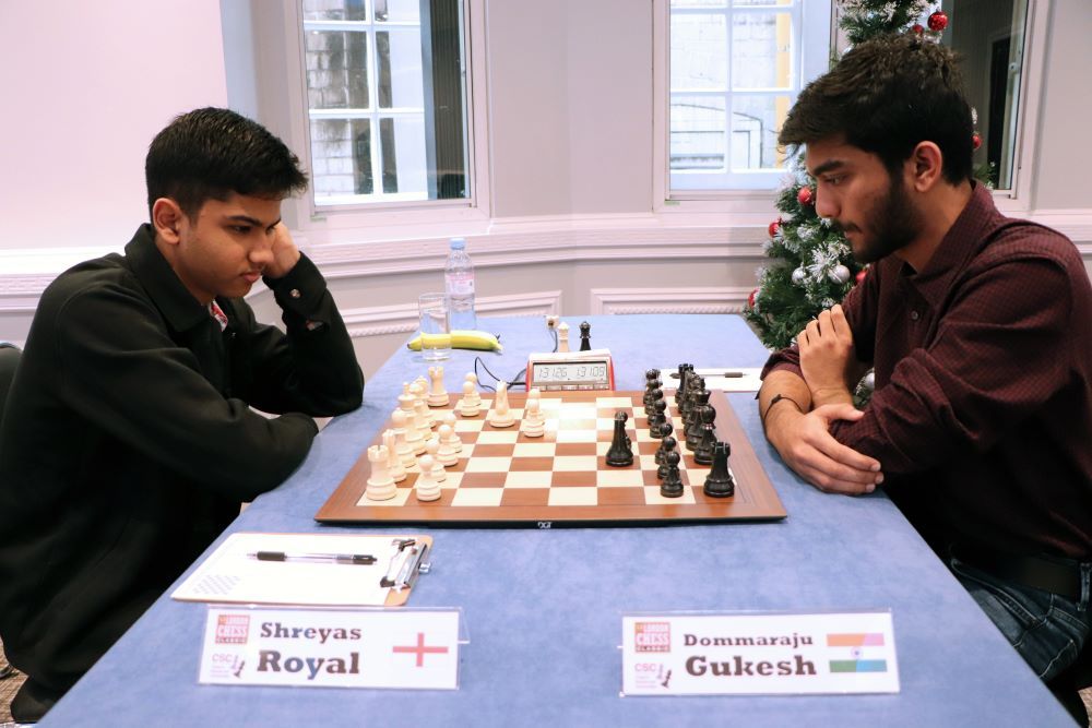 London Chess Classic 2023 : Round 7 (GM)Gukesh Dommaraju Vs (IM)Shreyas  Royal 