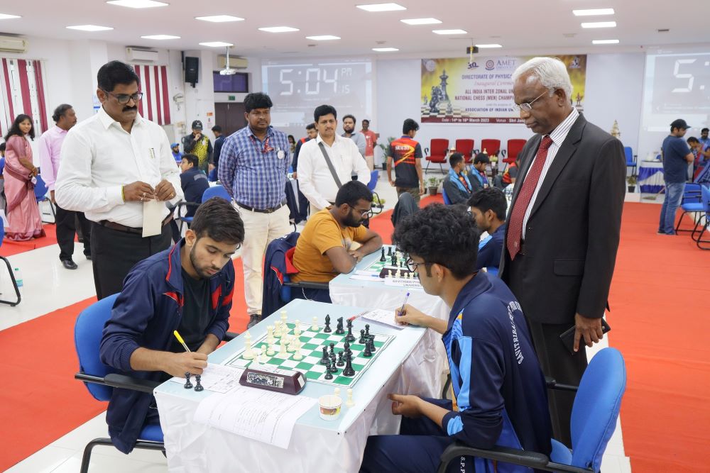 South Zone Inter University Chess Tournament for Men - 2022- 23 - Final  Results - Chennai Patrika - Tamil Cinema News, Kollywood News, Latest  Tamil Movie News, Tamil Film News, Breaking News, India News