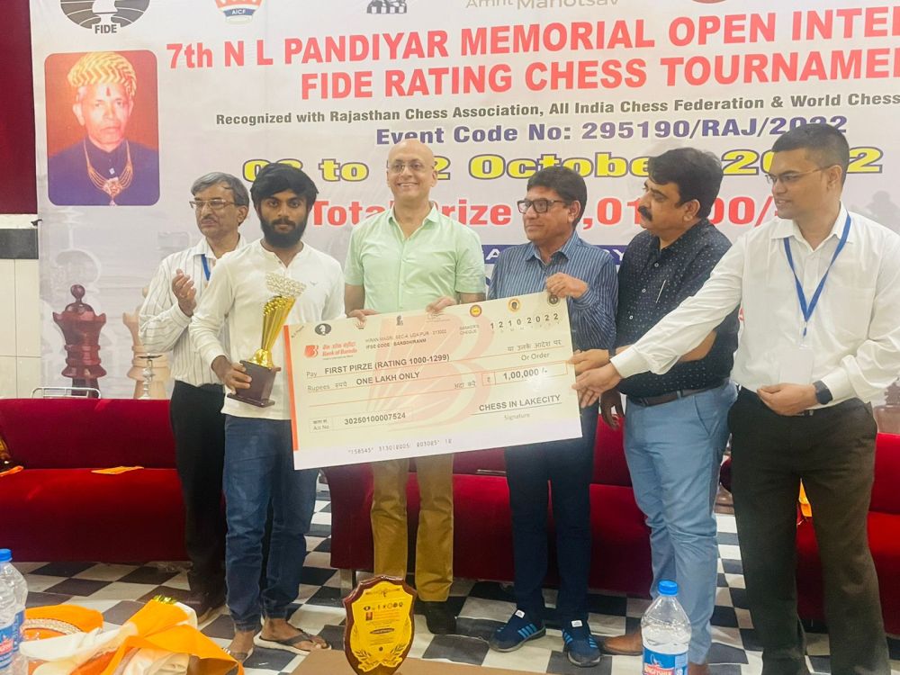 Chess in Lakecity invites you to 8th N L Pandiyar Memorial Rating Open 2023  - ChessBase India