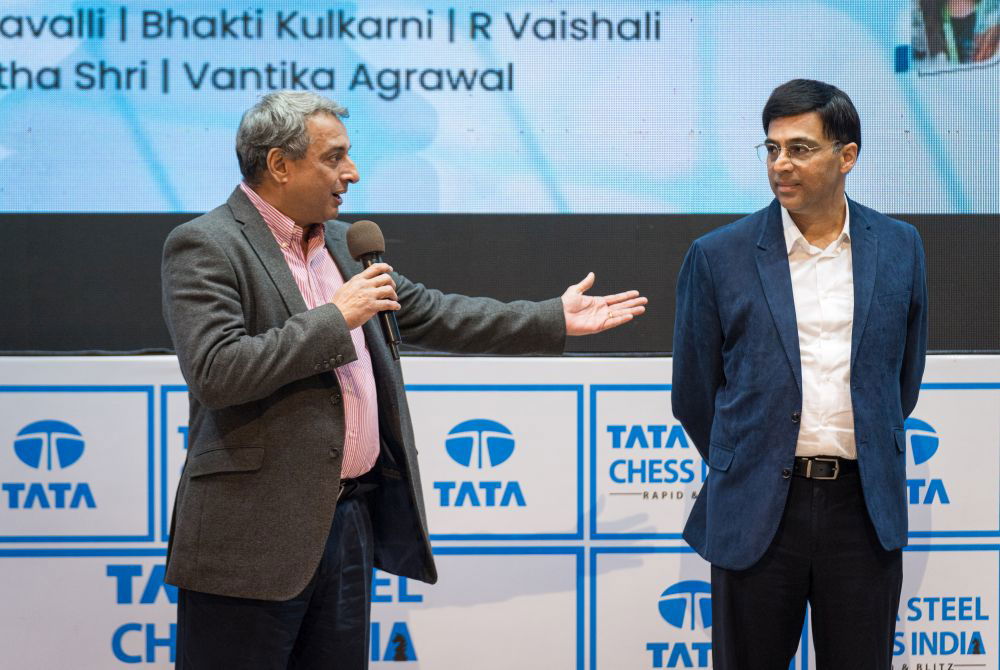 Indian GM Arjun Erigaisi wins Tata Steel Challengers event with a round to  spare - Sportstar