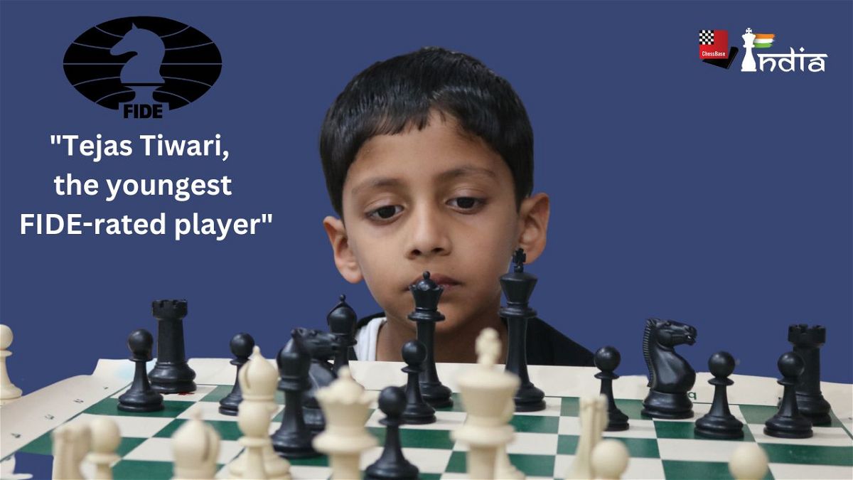 Meet Tejas Tiwari, the youngest FIDE-rated player! - ChessBase India