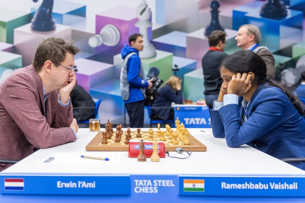 Tata Steel Chess R11: Donchenko sole leader in the Challengers