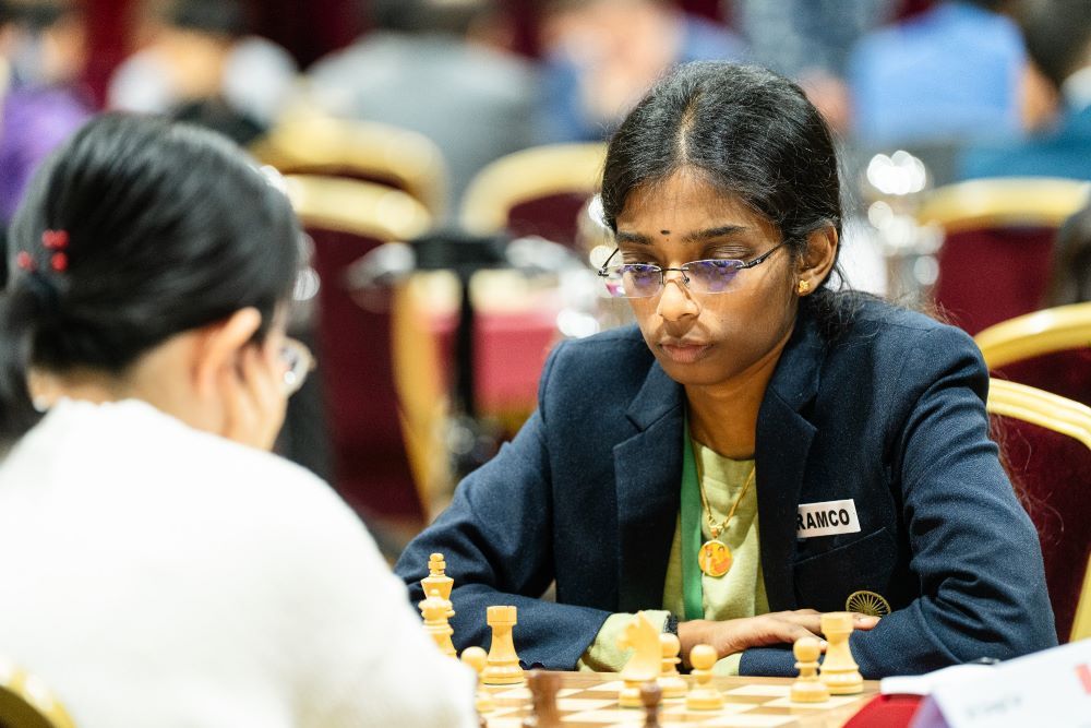 Vaishali R seals qualification for Women's FIDE Candidates event; on cusp  of winning FIDE Grand Swiss event