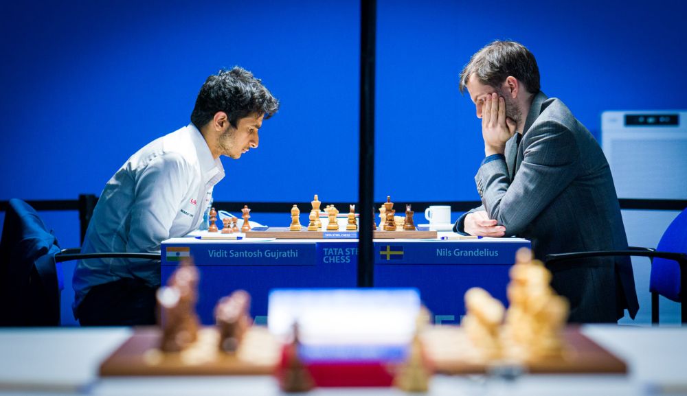 Tata Steel Masters: Vidit Gujrathi beats Nils Grandelius, Praggnanandhaa  loses again