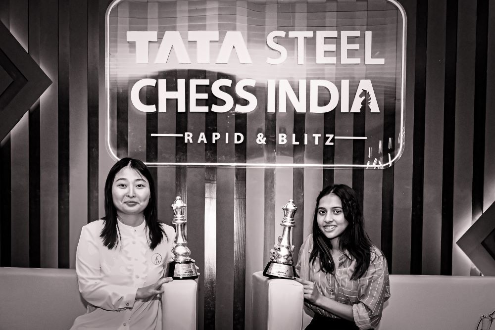 Ju Wenjun claims victory at Tata Steel India Blitz