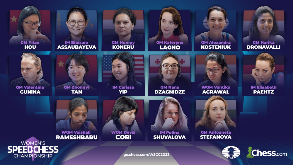 FIDE WSCC 2022 Round of 16: Vaishali eliminates World Blitz Women