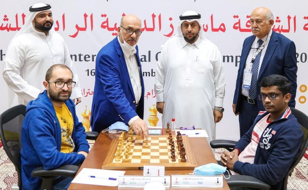 4th Sharjah Masters 2021 R13 Narayanan and Tabatabaei in the lead 3.0